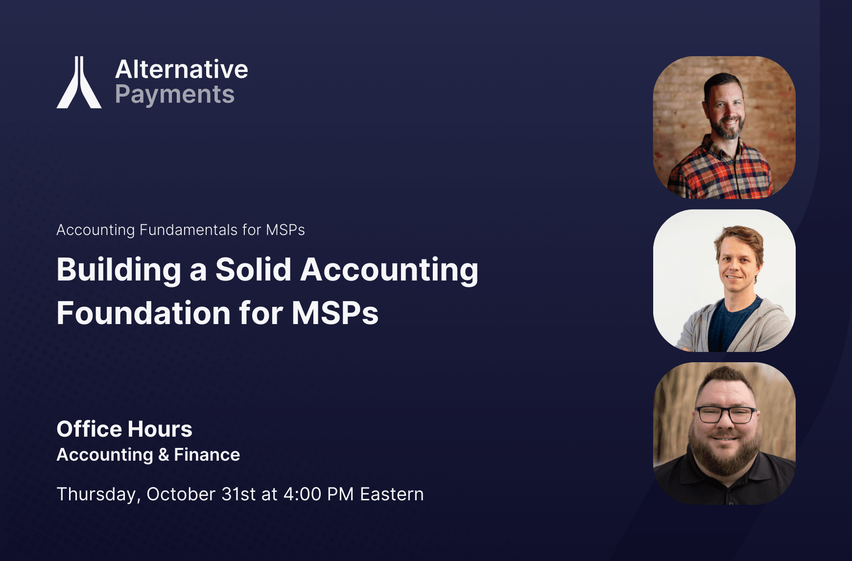 Office Hours 1 - Building a Solid Accounting Foundation for MSPs