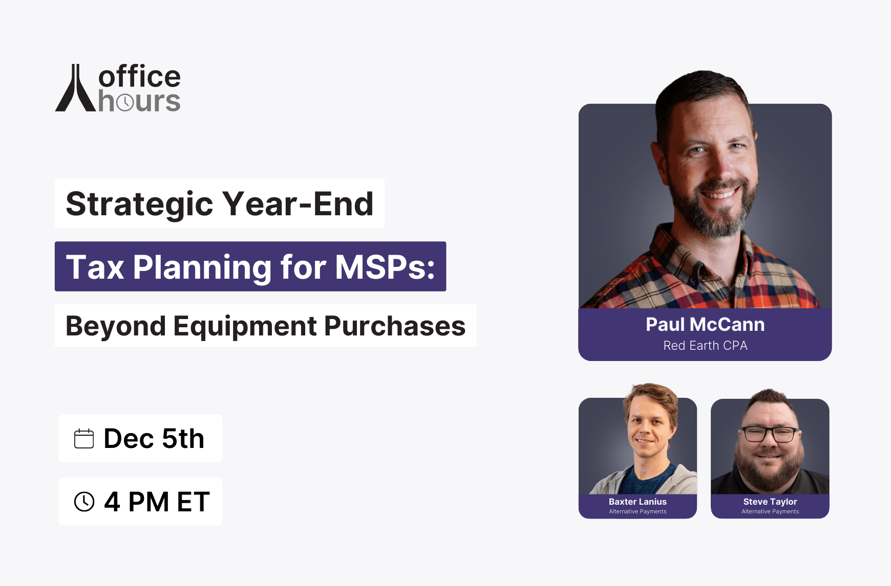 Strategic Year-End Tax Planning for MSPs: Beyond Equipment Purchases