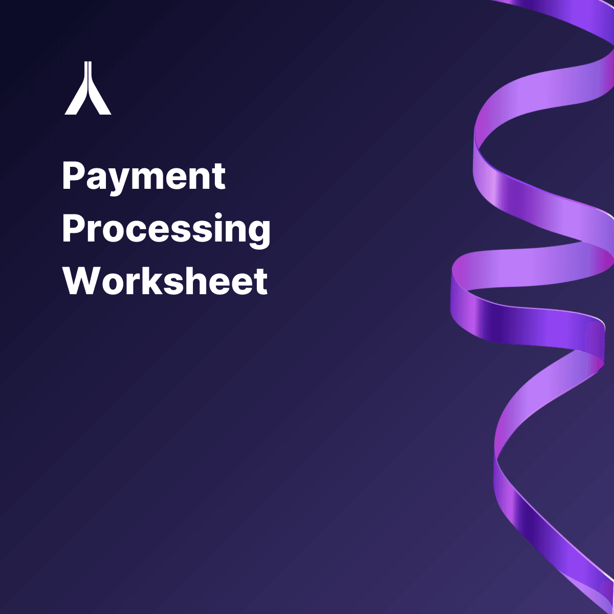 Payment Processing Worksheet