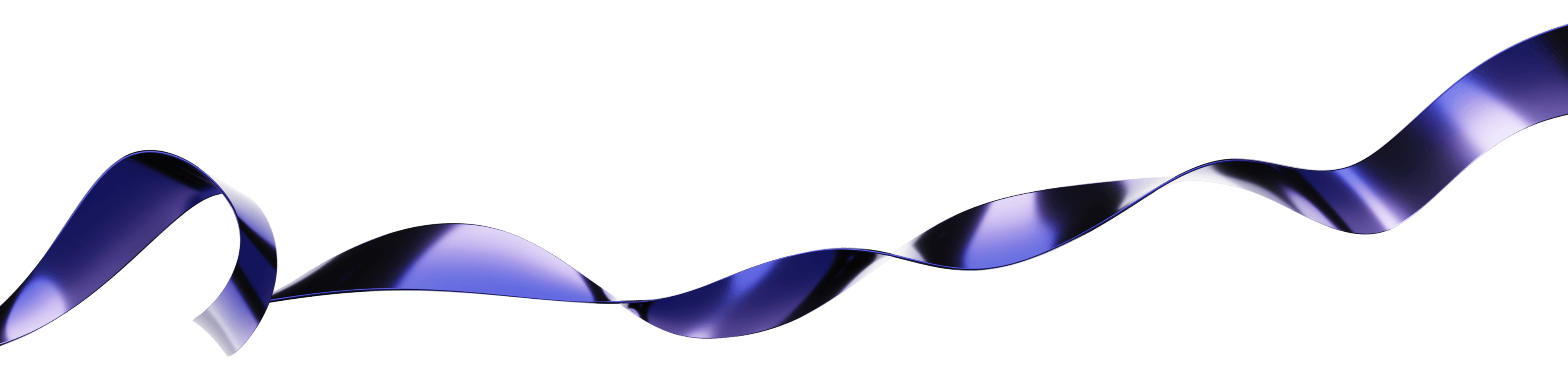 Metallic liquid swirl decoration