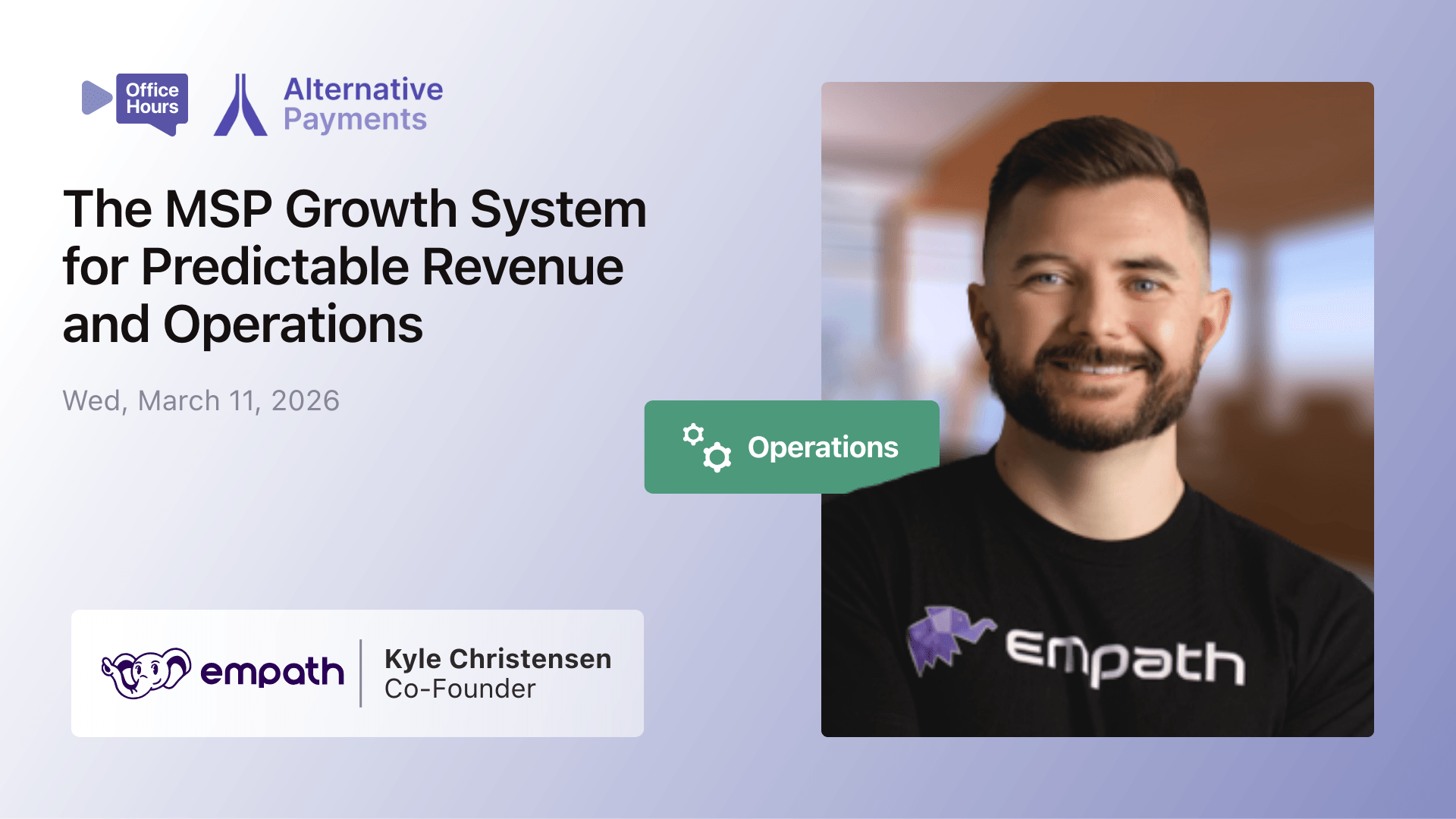 The MSP Growth System for Predictable Revenue and Operations