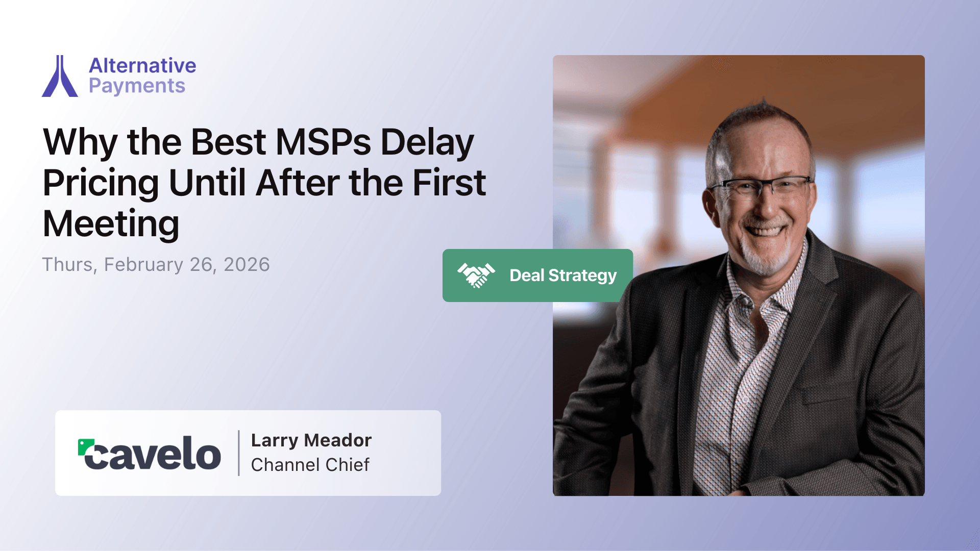 Why the Best MSPs Delay Pricing Until After the First Meeting